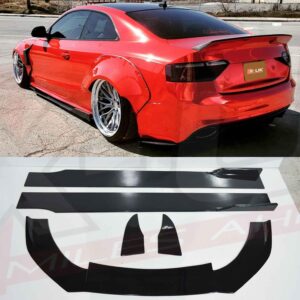 audi a5 s5 rs5 2007-2012 frp aero kit splitter skirts rear bumper splitters