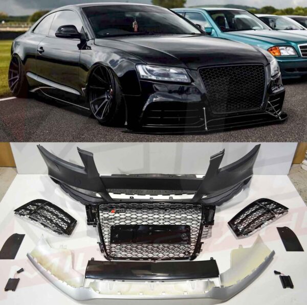 audi a5 s5 2007-2012 to rs5 front bumper conversion cover