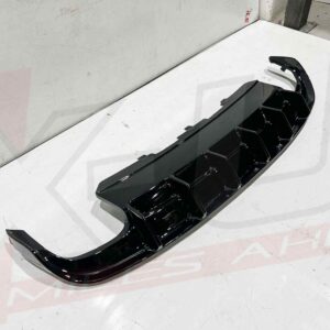 Audi A5 S-line S5 2007-2012 Sportback gloss black rear diffuser valance 1.0