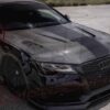 Audi A7 SE A7 S-Line S7 RS7 2011-2017 FRP carbon fiber bonnet hood