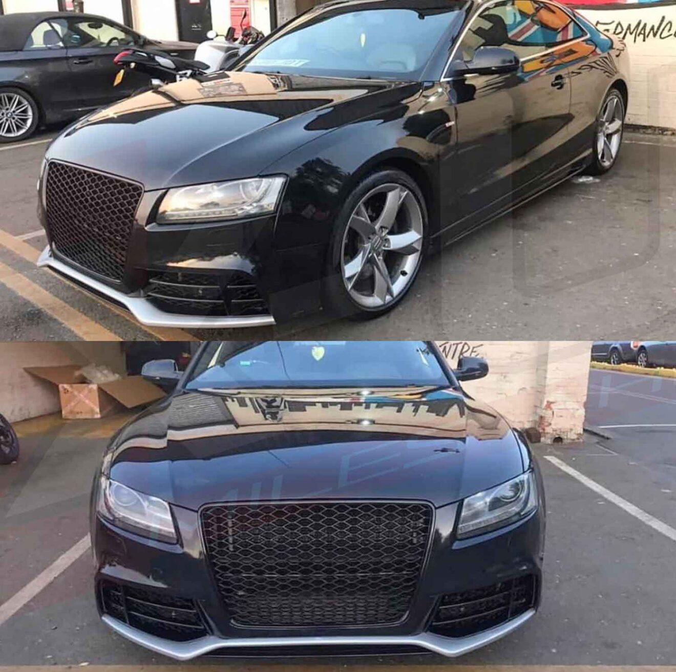 RS5 style honeycomb grill to fit Audi A5 and S5 2007-2012 B8