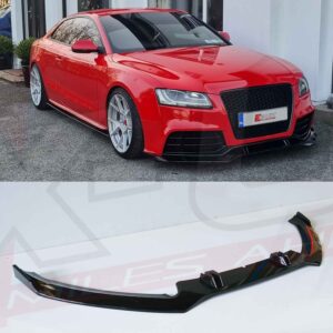 audi xuk rs5 style 2007-2012 front bumper lower splitter lip cover