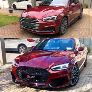 Audi RS5 style body kit front bumper side skirts rear bumper for A5 S5 B9 2016-2019 Sportback