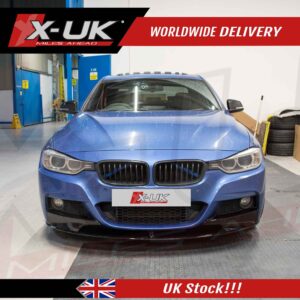 BMW 3 Series F30 F31 F35 2011-2019 M Performance style gloss black front lip