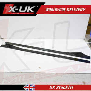 BMW 8 Series G14 G15 2019-2021 gloss black side skirts