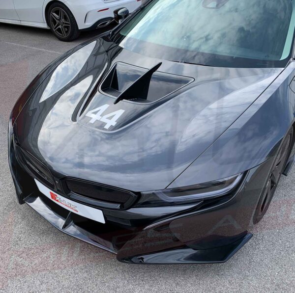 BMW I8 2014-2019 aero kit front splitter side skirts rear diffuser spoiler FRP