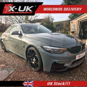 BMW 3 Series F80 M3 2014-2018 M Performance style gloss black lip