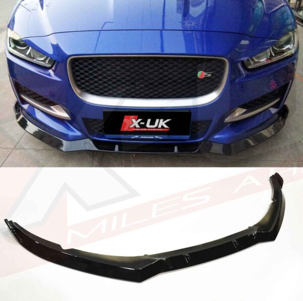 Jaguar XE 2015-2019 R-Sport Supercharged gloss black front splitter lip