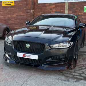 Jaguar XE 2015-2019 R-Sport Supercharged Black FRP front splitter lip