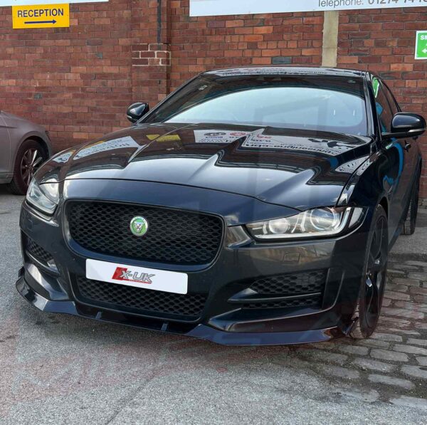 Jaguar XE 2015-2019 R-Sport Supercharged Black FRP front splitter lip