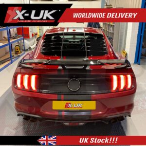 Ford Mustang 2015-2020 performance pack style rear boot spoiler matte black