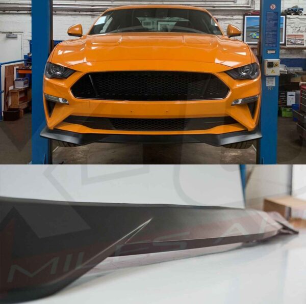 Ford Mustang GT 2018-2019 RTR style front splitter lip valance