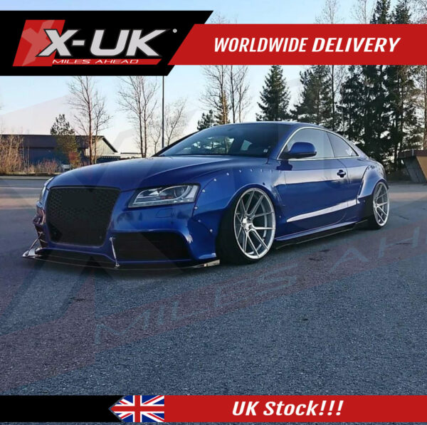 RS5 style body kit conversion for Audi A5 S5 2007-2012 coupe convertible front + rear