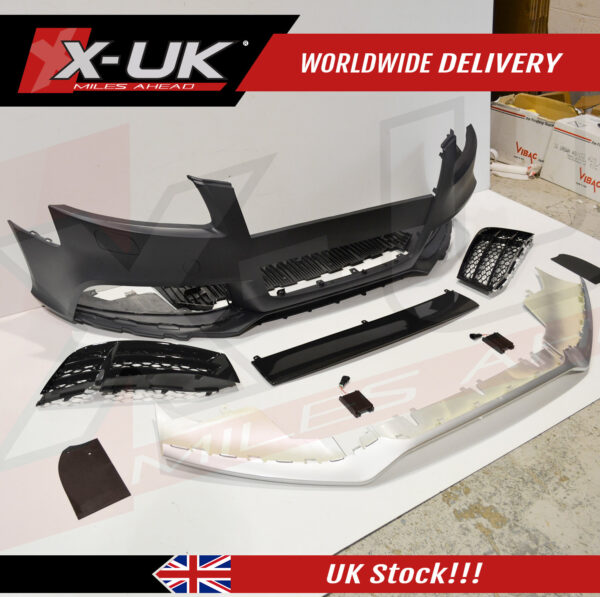 RS5 style body kit conversion for Audi A5 S5 2007-2012 coupe convertible front + rear