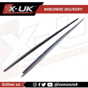Mercedes A-Class W176 carbon fibre side skirts insert AMG style