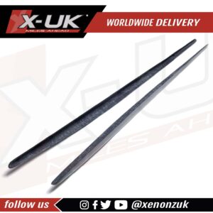 Mercedes A-Class W176 carbon fibre side skirts insert AMG style