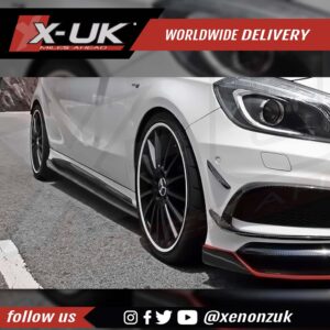 Mercedes A-Class W176 carbon fibre side skirts