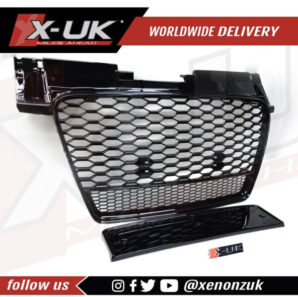 Audi TTRS style honeycomb mesh grill to fit TT TTS TTRS 2006-2014 MK2