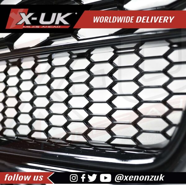 Audi TTRS style honeycomb mesh grill to fit TT TTS TTRS 2006-2014 MK2