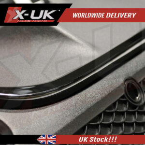 Mercedes C-Class W205 2015-2018 AMG line 4 door rear diffuser black C63 style