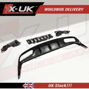 C63 edition one style rear diffuser to fit Mercedes C-Class C205 AMG Sport coupe