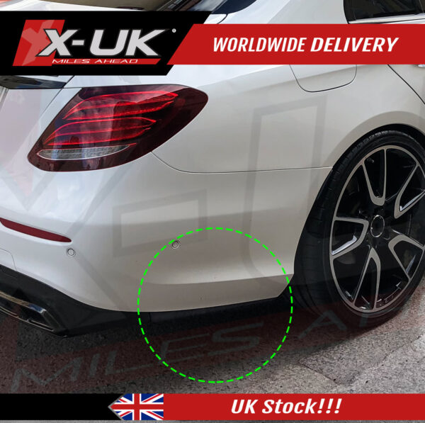 Mercedes E-Class W213 2017-2019 E63 S style rear diffuser