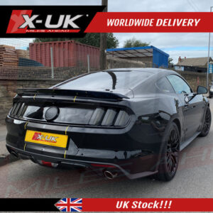 Ford Mustang 2015-2020 Coupe GT350 track pack style rear boot spoiler