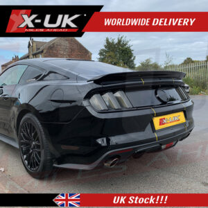 Ford Mustang 2015-2020 Coupe GT350 track pack style rear boot spoiler