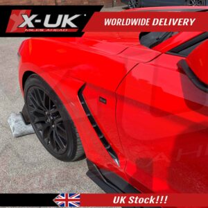 Shelby GT350 style front fender vents for Ford Mustang 2015-2020