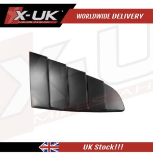 Ford Mustang 2015-2020 Cervini style quarter side window louvers scoop cover