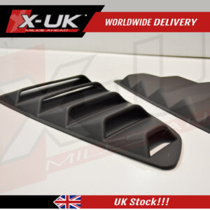 Ford Mustang 2015-2020 quarter side window louvers scoop covers