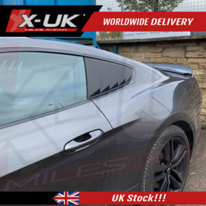 Ford Mustang 2015-2020 quarter side window louvers scoop covers