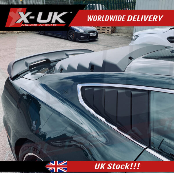 Ford Mustang 2015-2020 quarter side window louvers scoop covers