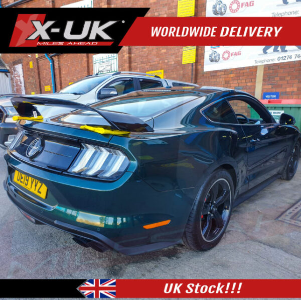 Ford Mustang 2015-2020 GT350R style rear boot spoiler wing for coupe