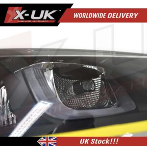 VW Golf 7 3D (RHD) headlights headlamps flowing sequential turning lights yellow stripes