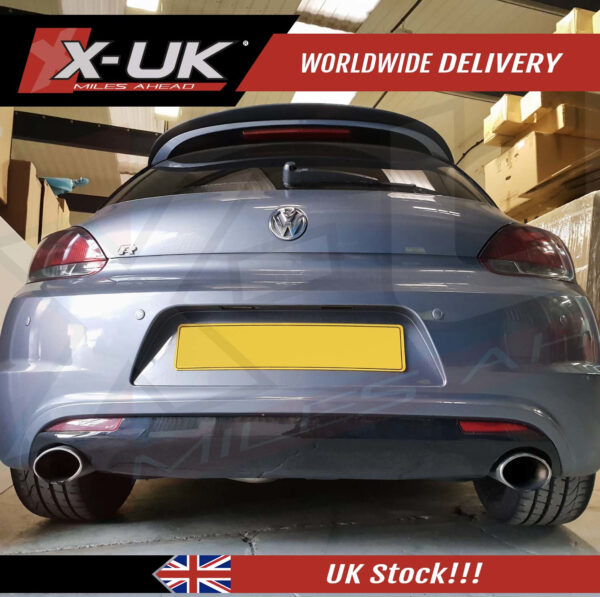 VW Scirocco 2008-2013 pre-facelift rear roof spoiler add-on