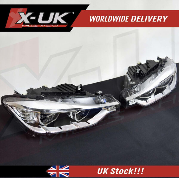 BMW 3 Series F30 F35 2013-2015 full LED headlights headlamps to replace halogen (LHD)