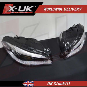 BMW 5 Series F10 F18 2011-2015 full LED headlights to replace halogen (LHD)