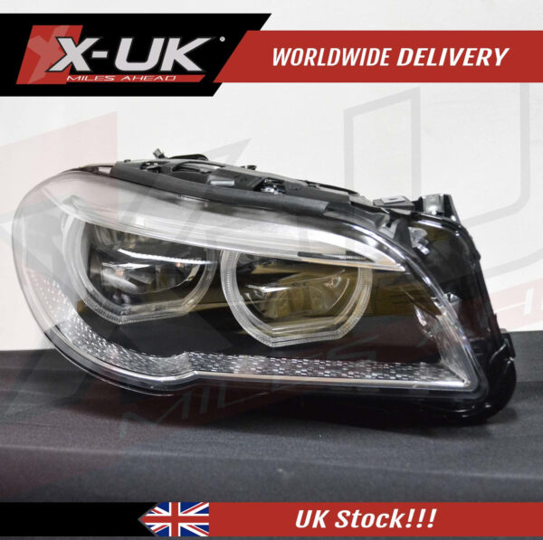 BMW 5 Series F10 F18 2011-2015 full LED headlights to replace halogen (LHD)
