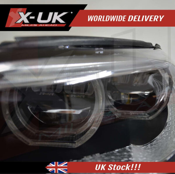 BMW 5 Series F10 F18 2011-2015 full LED headlights to replace halogen (LHD)