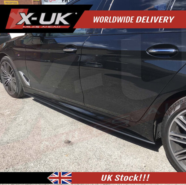 BMW 5 Series 2017-2019 G30 M-Performance style side skirts extensions