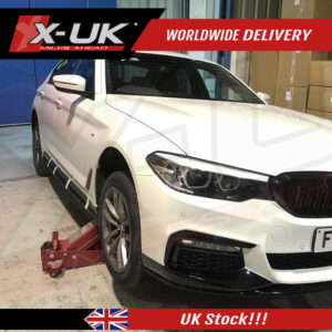 BMW 5 Series 2017-2019 G30 M-Performance style side skirts extensions