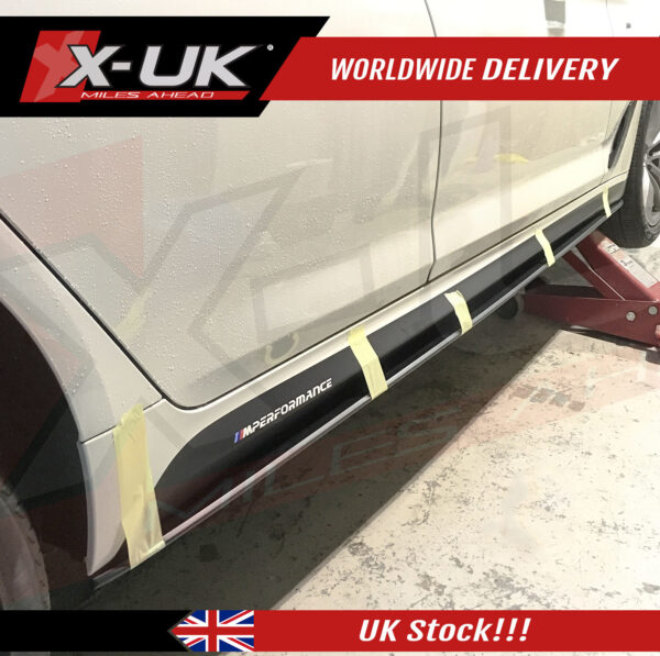 BMW 5 Series 2017-2019 G30 M-Performance style side skirts extensions