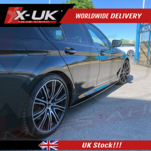 BMW 5 Series 2017-2019 G30 M-Performance style side skirts extensions