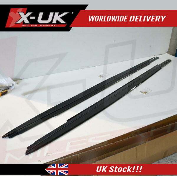 BMW 5 Series 2017-2019 G30 M-Performance style side skirts extensions