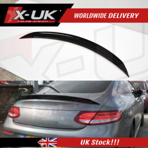 Mercedes C-Class C205 coupe AMG Sport C63 S style rear boot trunk spoiler