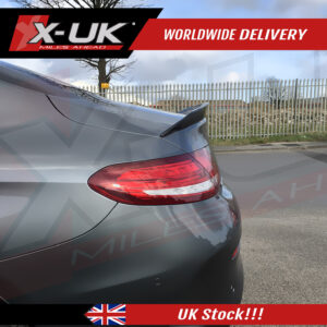 Mercedes C-Class C205 coupe AMG Sport C63 S style rear boot trunk spoiler