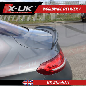 Mercedes C-Class C205 coupe AMG Sport C63 S style rear boot trunk spoiler