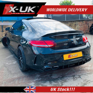 Mercedes C-Class C205 coupe AMG Sport C63 S style rear boot trunk spoiler