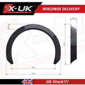 Universal Fender Flares Eurolook 10cm 3.9”